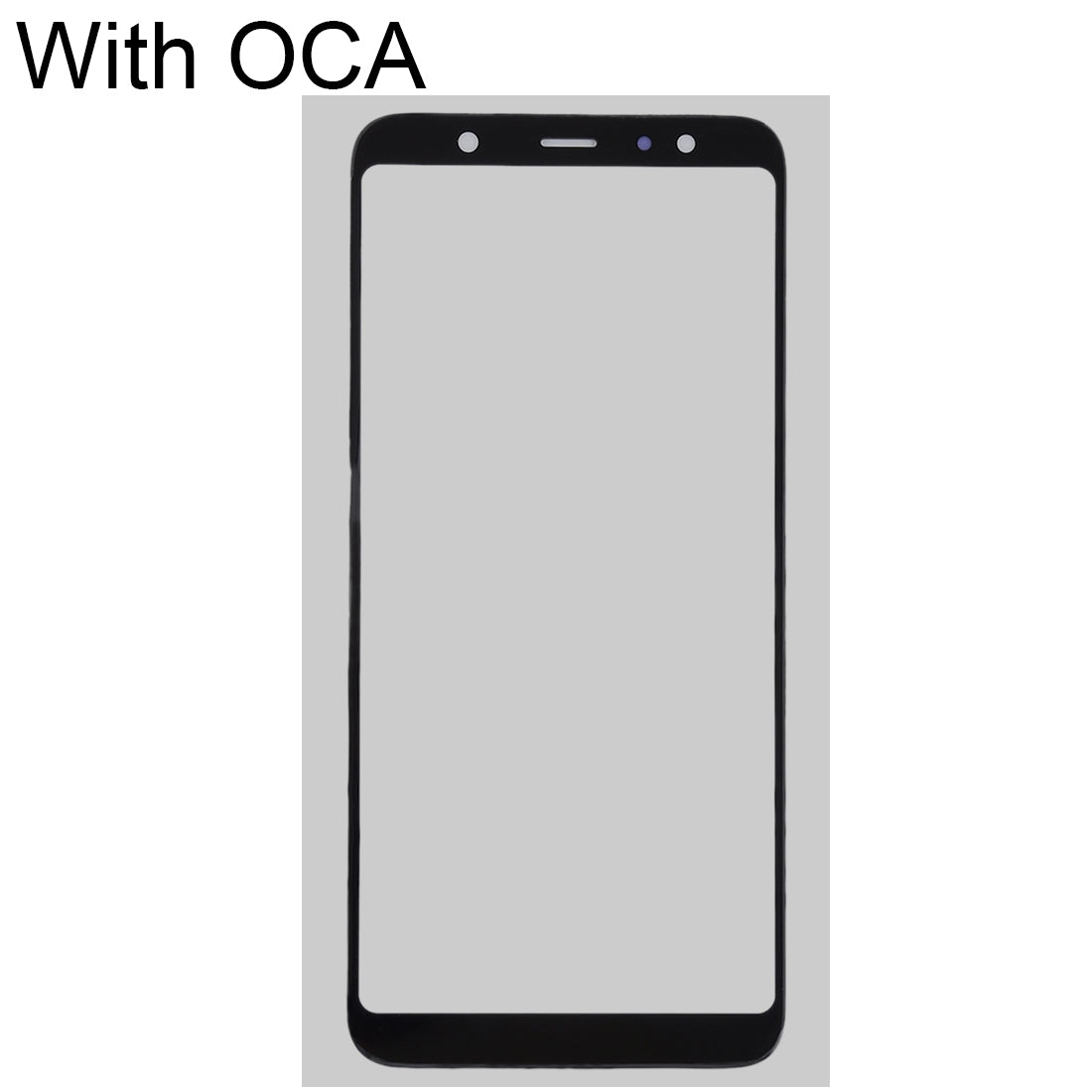 Front Screen Glass + OCA Adhesive Samsung Galaxy A6 +
