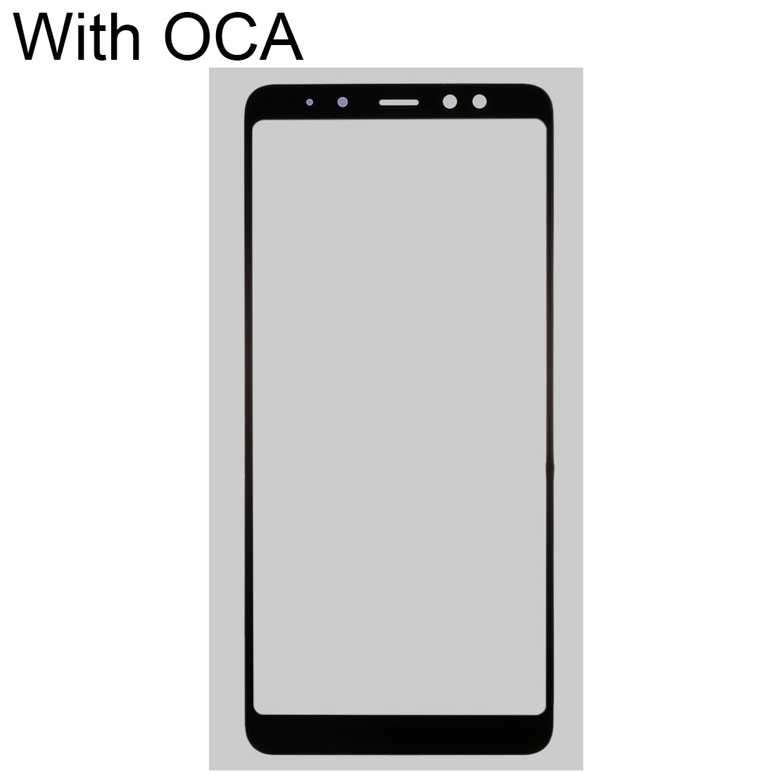 Vitre Ecran Avant + Adhésif OCA Samsung Galaxy A8+ / A730
