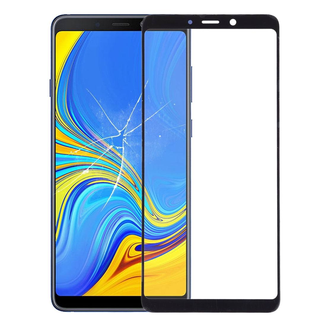 Front Screen Glass + OCA Adhesive Samsung Galaxy A9 2018 / A920 / A9SS