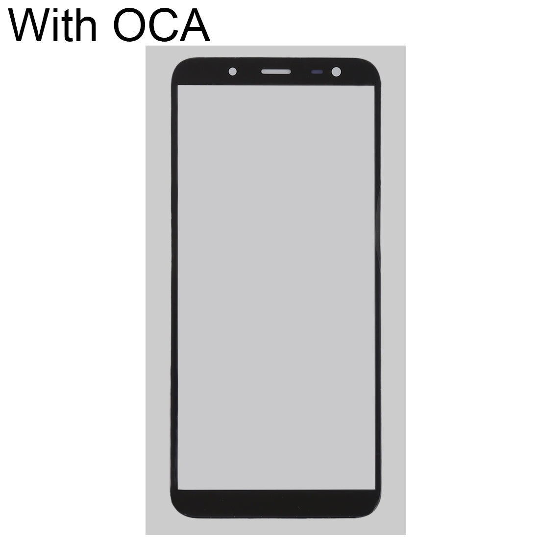 Front Screen Glass + OCA Adhesive Samsung Galaxy J6 / J600