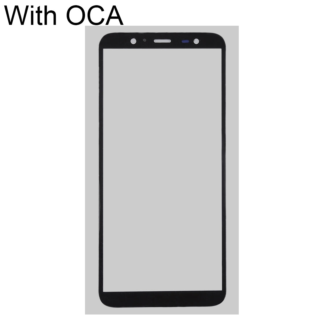 Front Screen Glass + OCA Adhesive Samsung Galaxy J8 / J810