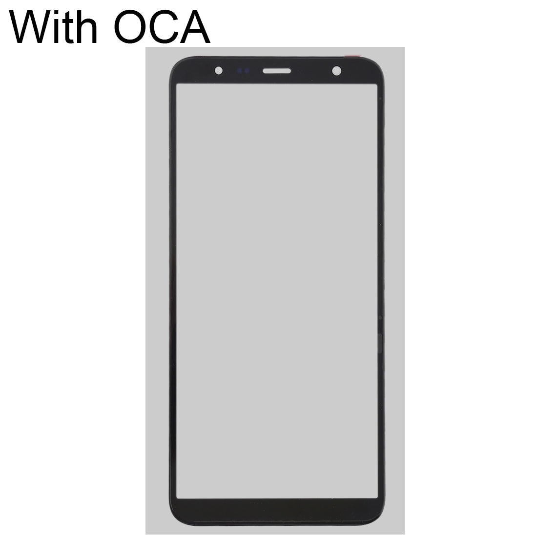 Front Screen Glass + OCA Adhesive Samsung Galaxy J4 + / J6 +