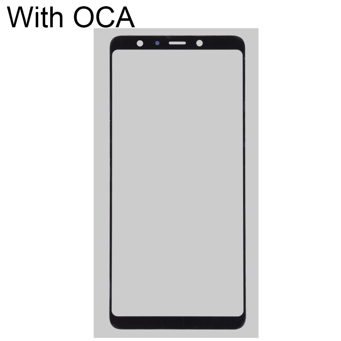 Cristal Pantalla Frontal + Adhesivo OCA Samsung Galaxy A7 2018 / A750