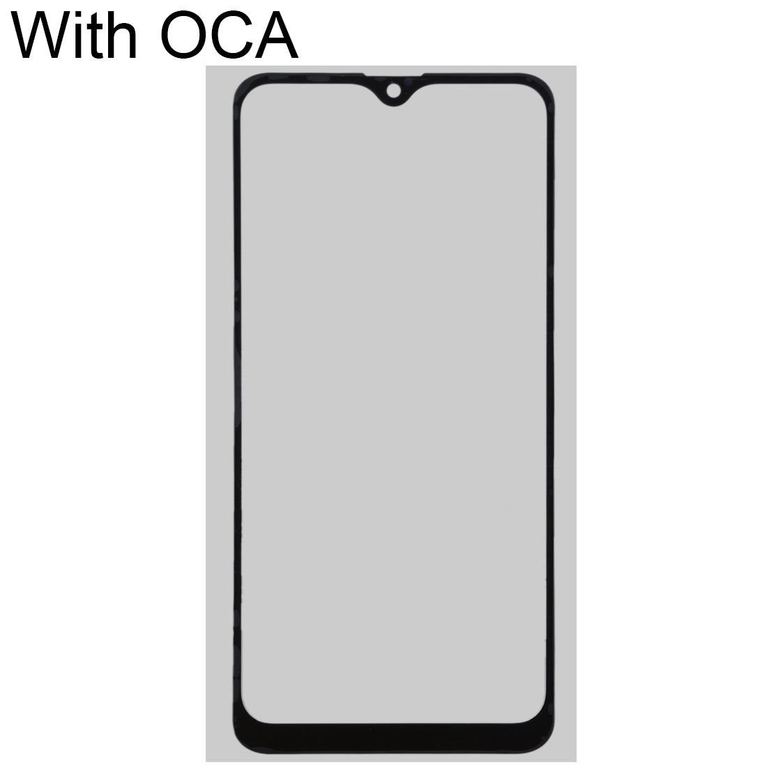 Front Screen Glass + OCA Adhesive Oppo A7