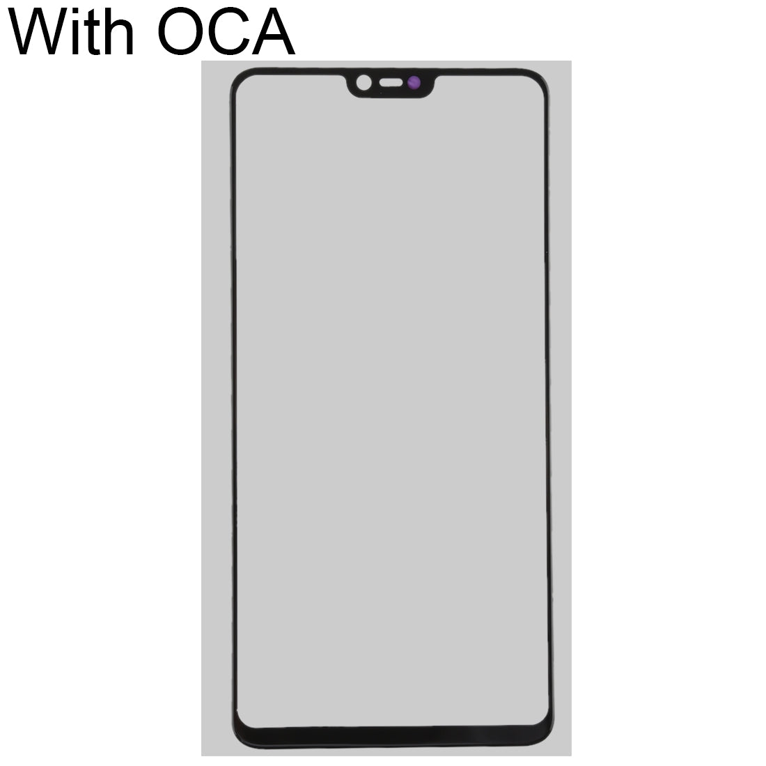 Front Screen Glass + OCA Adhesive Oppo R15 Pro