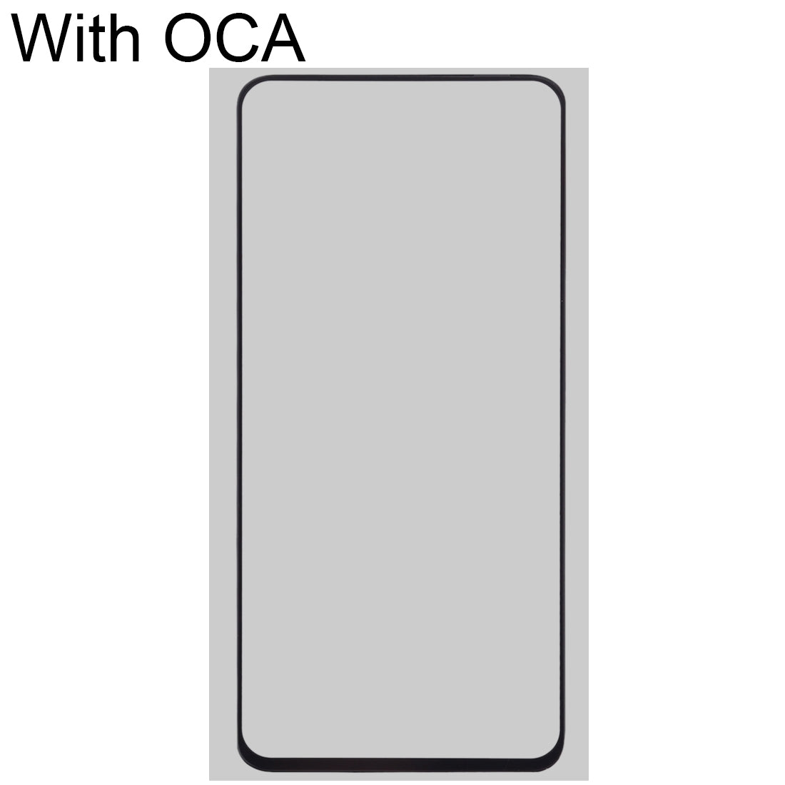 Front Screen Glass + OCA Adhesive Xiaomi Redmi Note 9s