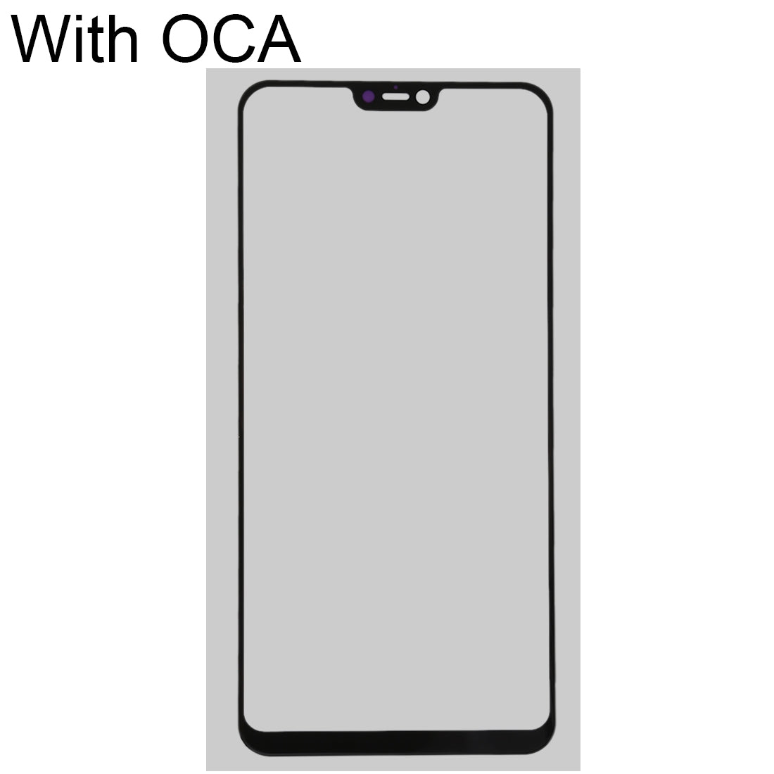 Front Screen Glass + OCA Adhesive Xiaomi Redmi Note 6 / MI 8 Lite