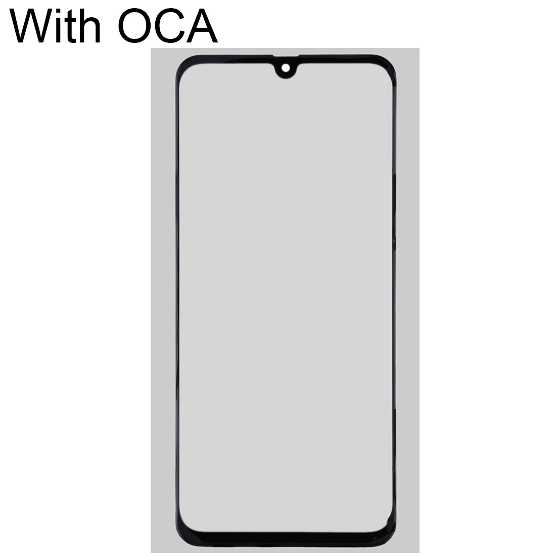 Front Screen Glass + OCA Adhesive Xiaomi Redmi Note 7 Pro / Redmi Note 7