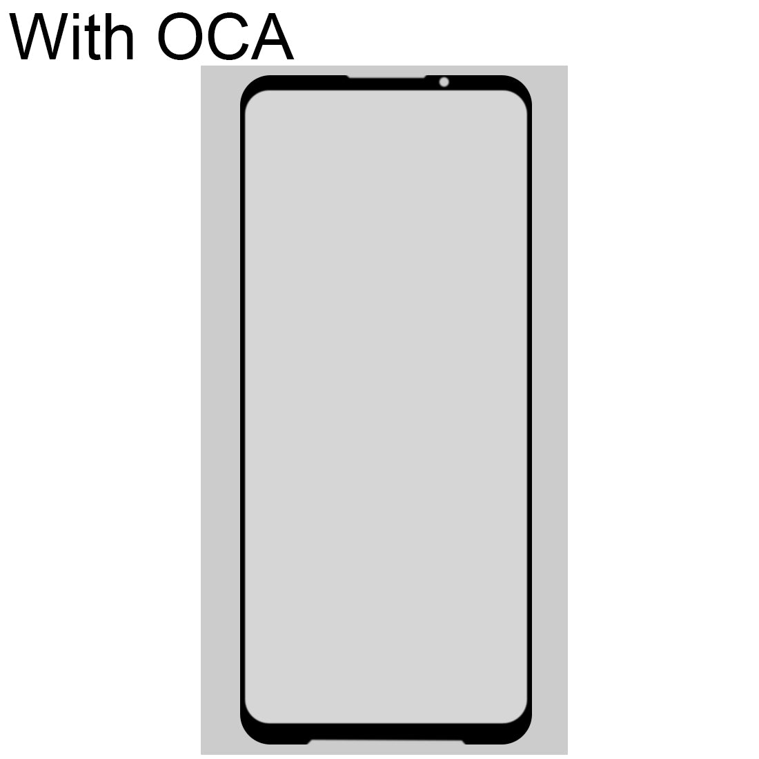 Front Screen Glass + OCA Adhesive Xiaomi Black Shark 3