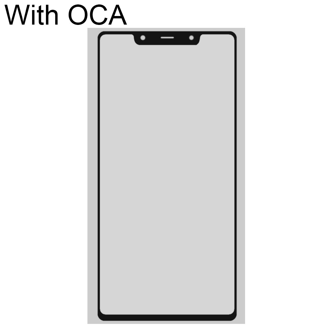 Front Screen Glass + OCA Adhesive Xiaomi MI 8 SE