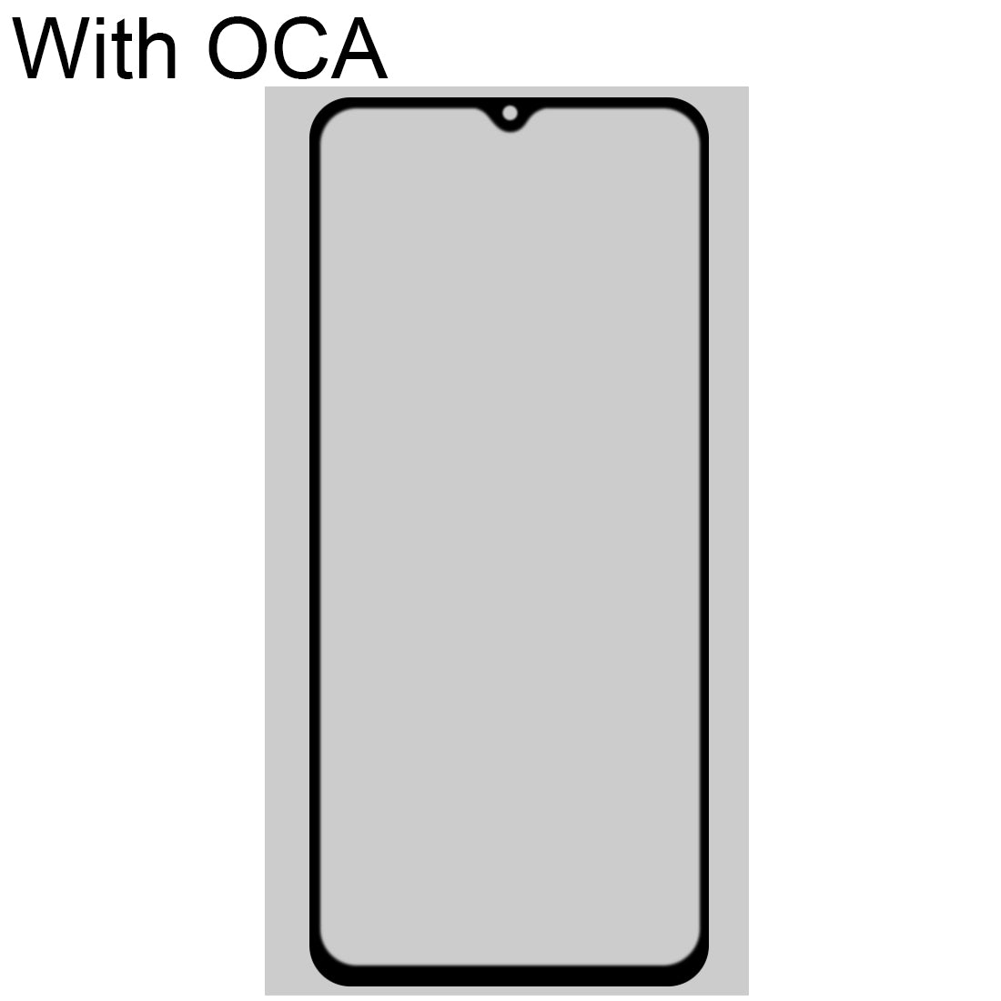 Cristal Pantalla Frontal + Adhesivo OCA Xiaomi Redmi 9A