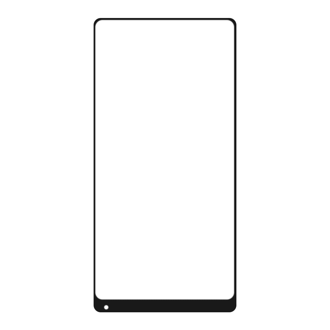 Front Screen Glass + OCA Adhesive Xiaomi MI Mix 2 Black