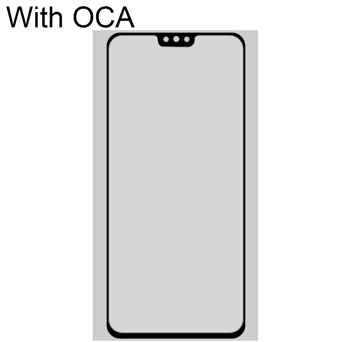 Front Screen Glass + OCA Adhesive Honor 8x