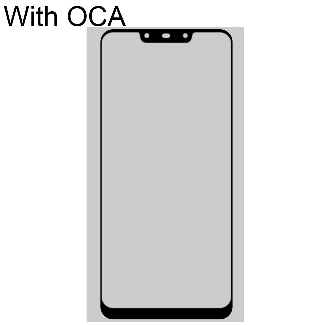 Front Screen Glass + OCA Adhesive Honor 8C