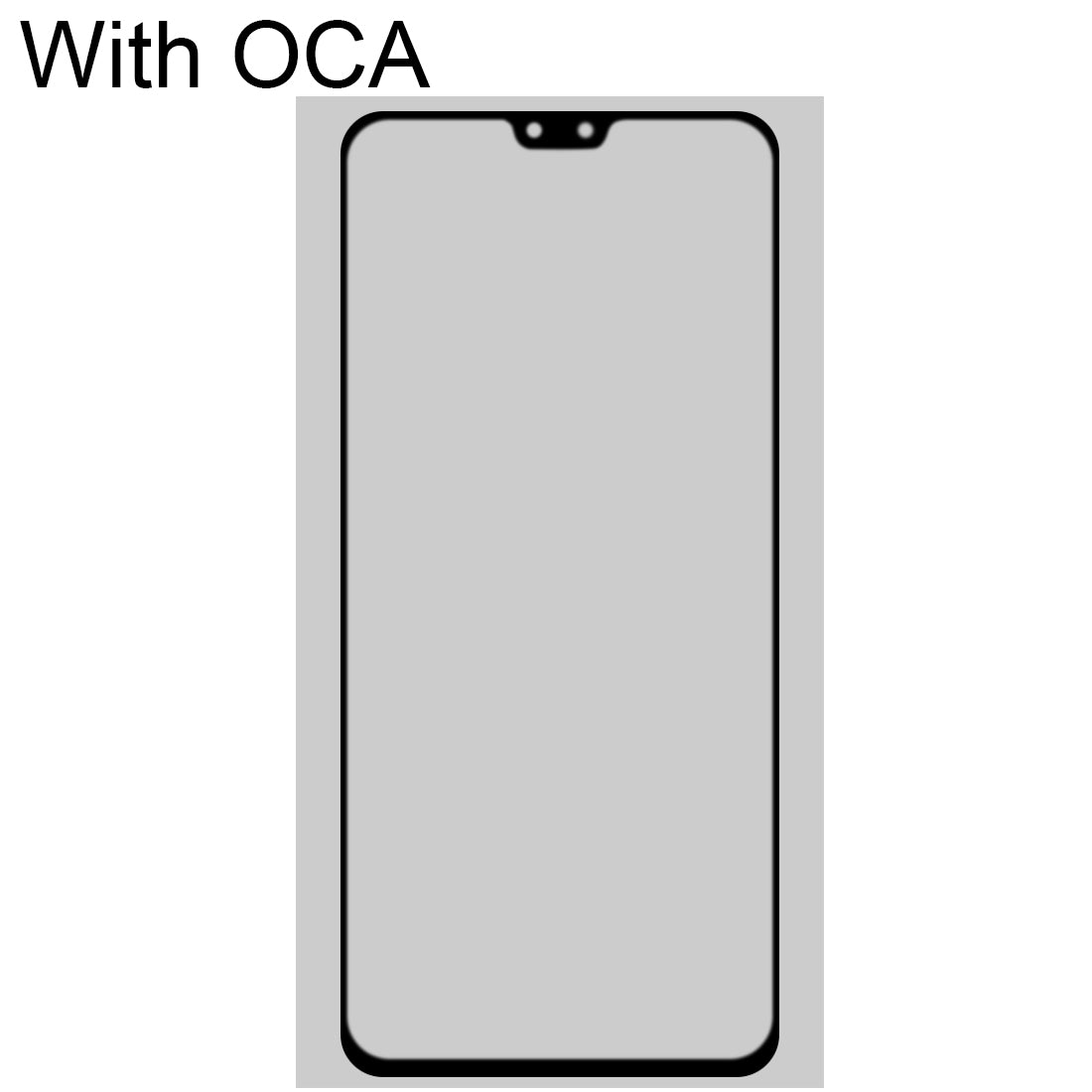 Front Screen Glass + OCA Adhesive Huawei Mate 30