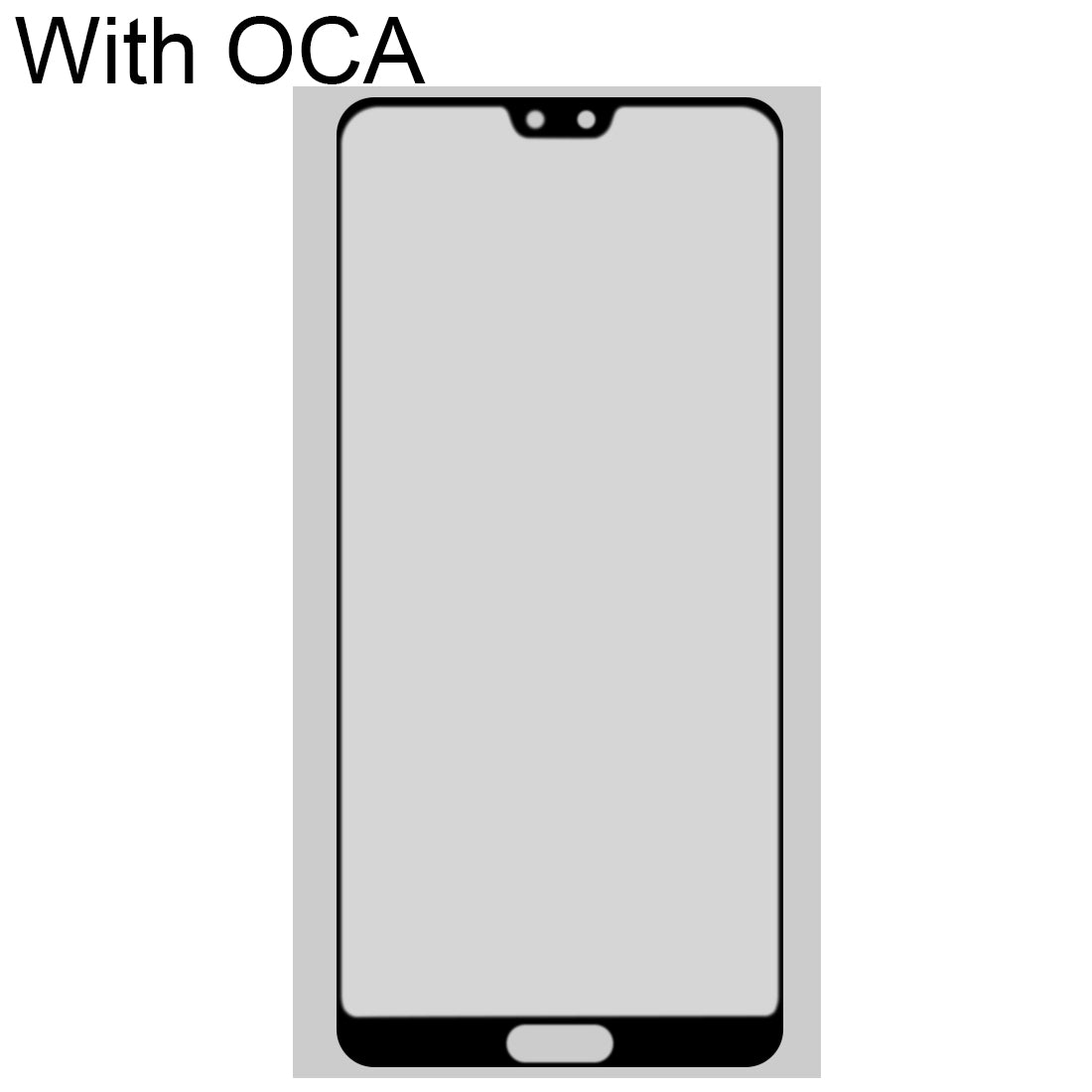 Front Screen Glass + OCA Adhesive Huawei P20