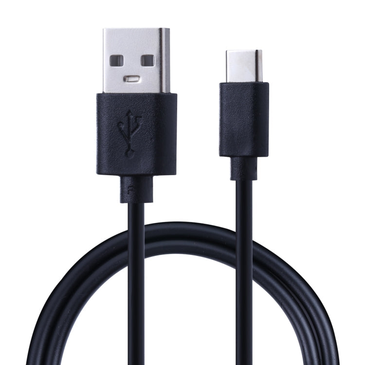 USB a Cable de Carga de núcleo de cobre USB-C / TYPE-C longitud del Cable: 50 cm (Negro)