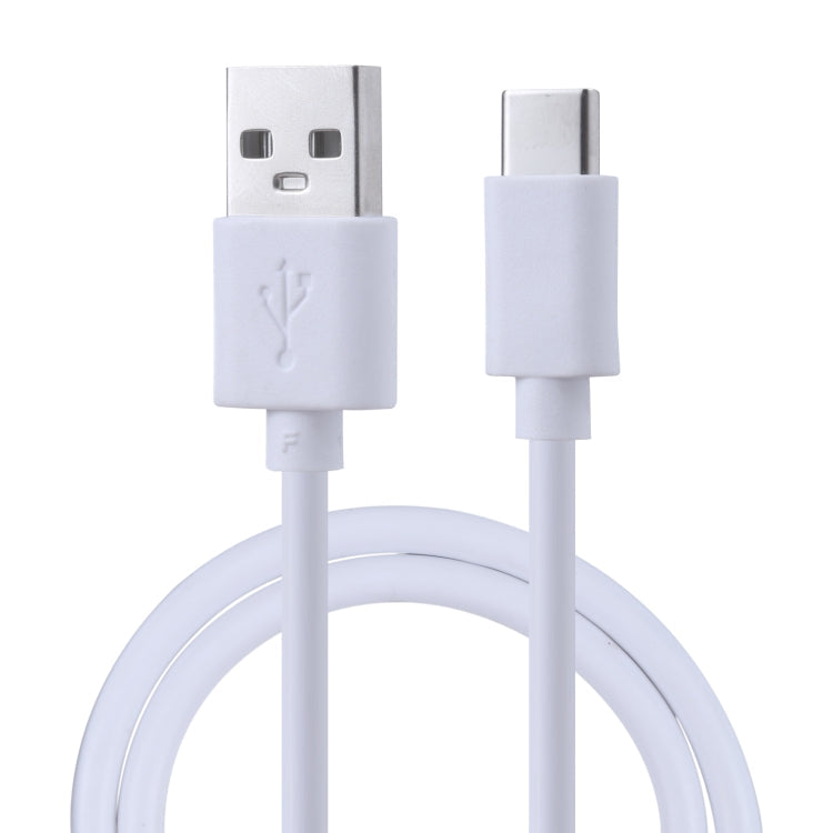 USB A USB-C / Tipo C Cable de Carga del núcleo de cobre longitud del Cable: 50 cm (Blanco)