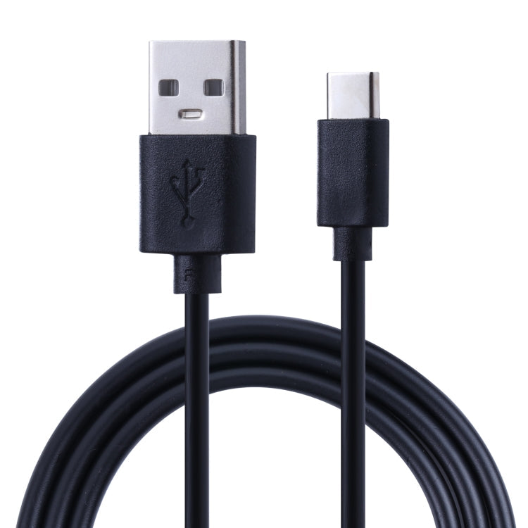 USB A USB-C / Type C Copper Core Charging Cable Cable length: 1m (Black)