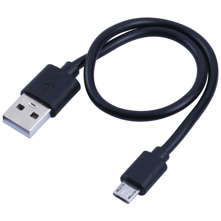 Câble de charge USB vers micro USB en cuivre Longueur du câble : 30 cm (noir)