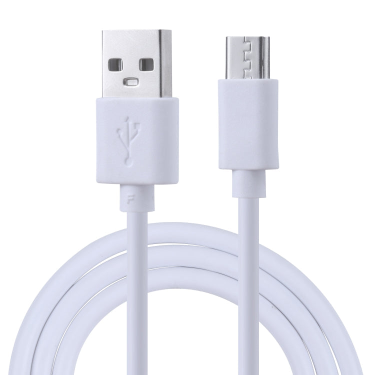 USB to Micro USB Copper Cable Charging Cable Cable length: 1m (White)