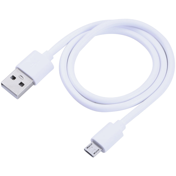 USB to Micro USB Copper Cable Charging Cable Cable length: 1m (White)