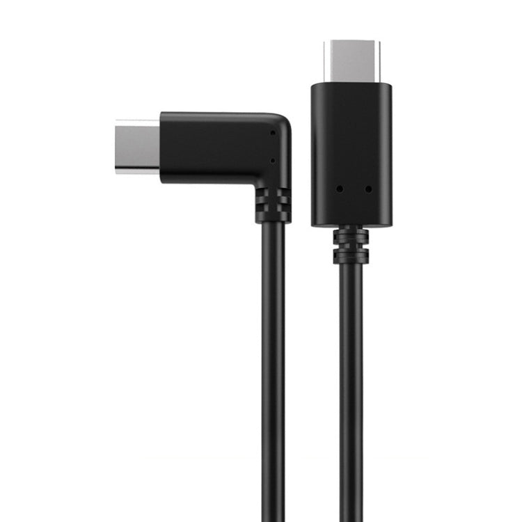 USB 3.2 GEN1 TYPE-C TO USB 3.2 GEN1 TYPE-C VR Elbow Single VR Elbow for Oculus Quest 1 / 2 Cable Length: 3M (Black)