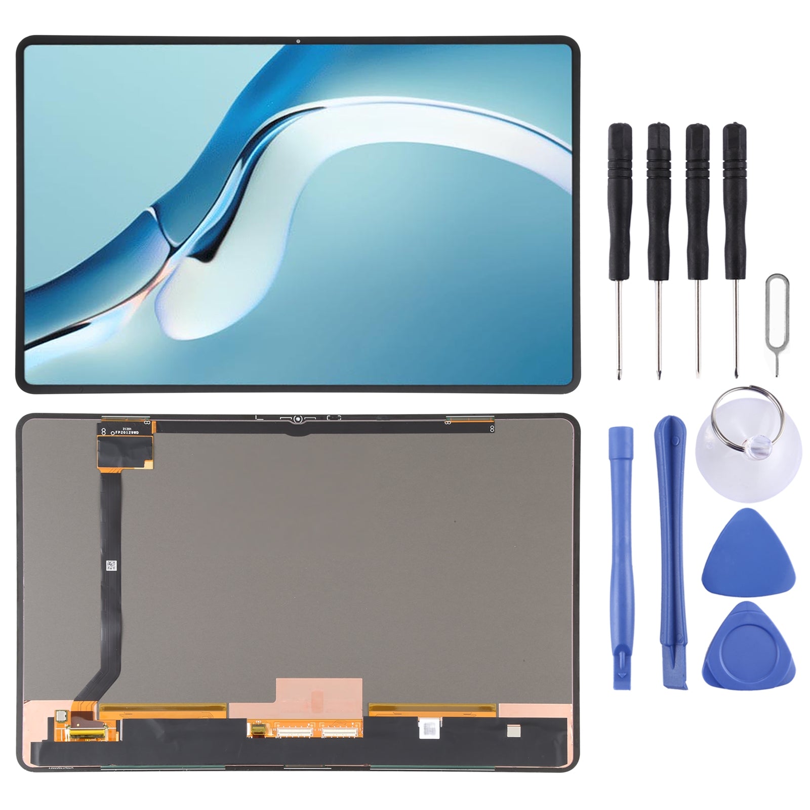Ecran LCD + Numériseur Tactile Huawei MatePad Pro 12.6 2021 WGR-W09 Noir