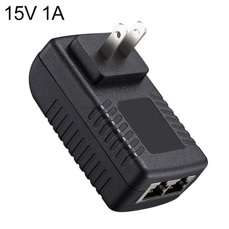 15V 1A Wireless AP Router Poe / LAD Power Adapter (USA Set)