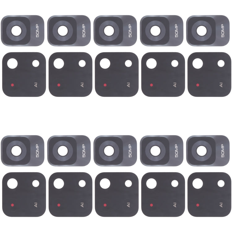 Lentille de caméra arrière 10 pièces pour Xiaomi Redmi Note 11T 5G / Redmi Note 11 Chine 5G / Poco M4 Pro 5G