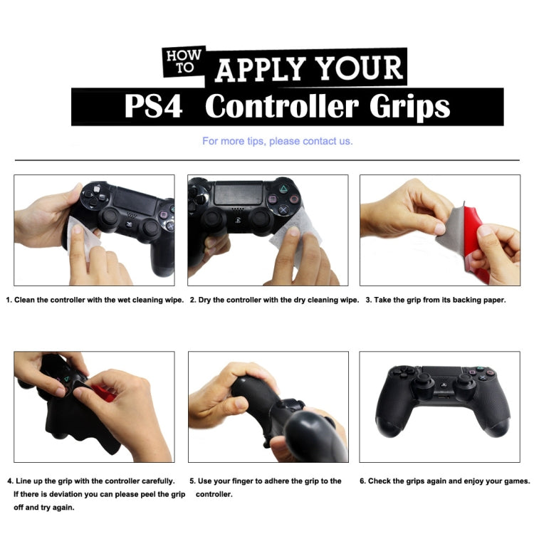 Para Sony PS4 CH-PS4-003 Game Many Anti-Slip Protective Sticker (Negro)
