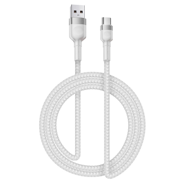 USB-C / Type-C 5A Beauty Tattoo USB Charging Cable Cable length: 1m (White)