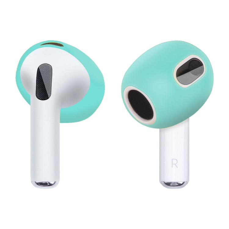 Silicone Ear Cap Protective Case for AirPods 3 (Mint Green)