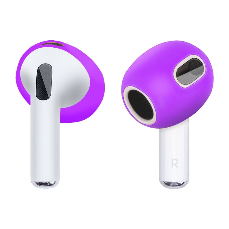 Silicone Protective Cover Cap for AirPods 3 (dark purple)