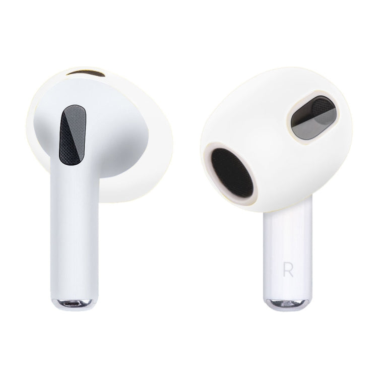 Silicone Protective Case Cover for AirPods 3 (Transparent White)