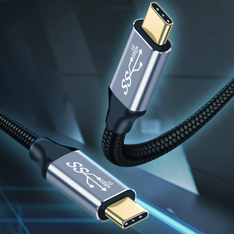 50 cm 10GBPS USB-C / Type-C Cable de transmisión de datos de Carga masculina a masculina