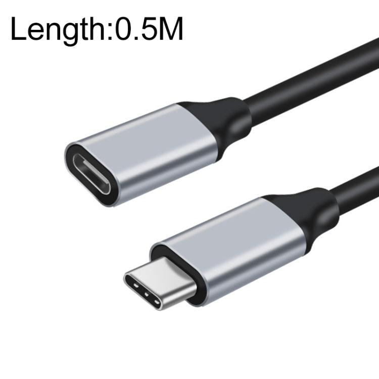 50 cm 10GBPS USB-C / Type-C Male a Femenino Cable de extensión de transmisión de datos de Carga