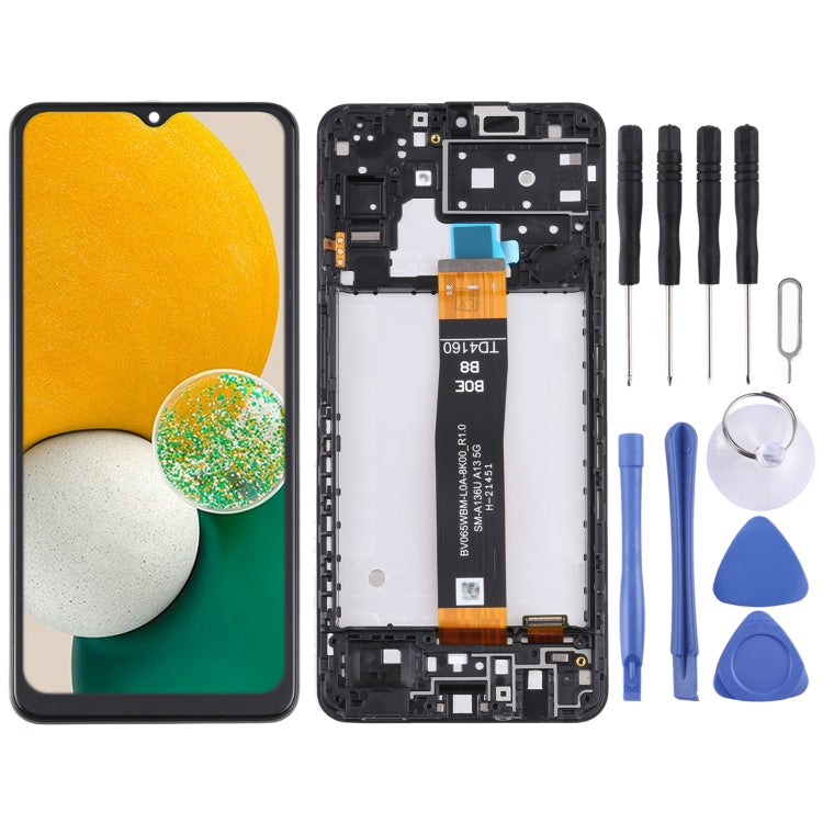 Original LCD Screen and Touch Digitizer with frame for Samsung Galaxy A13 5G SM-A136U