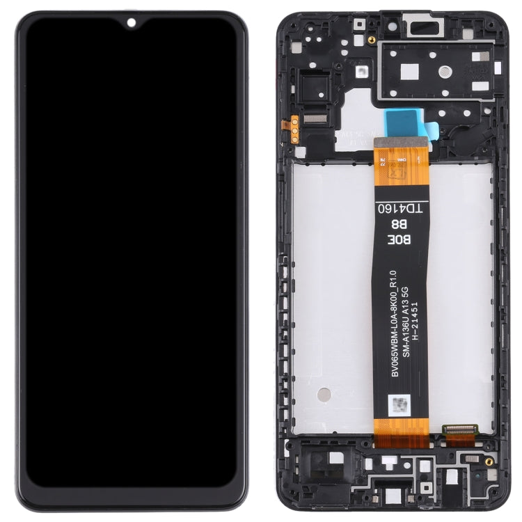 Original LCD Screen and Touch Digitizer with frame for Samsung Galaxy A13 5G SM-A136U