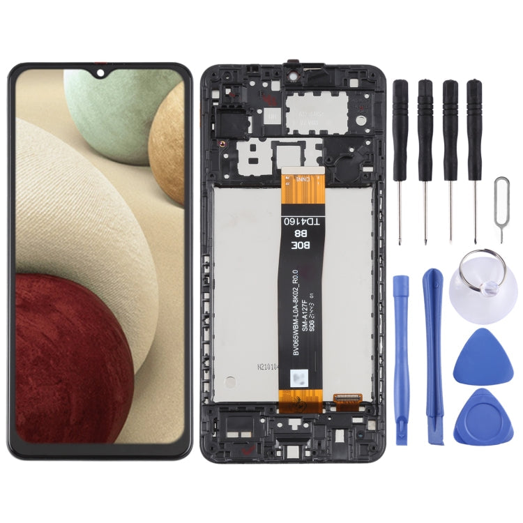 Original LCD Screen and Touch Digitizer with frame for Samsung Galaxy A12 Nacho SM-A127F