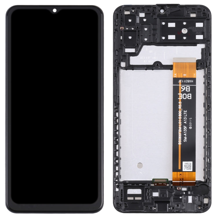 Original LCD Screen and Touch Digitizer with frame for Samsung Galaxy A13 4G SM-A135F