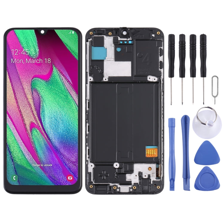 LCD Screen TFT Version and Touch Digitizer with frame for Samsung Galaxy A40 SM-A405