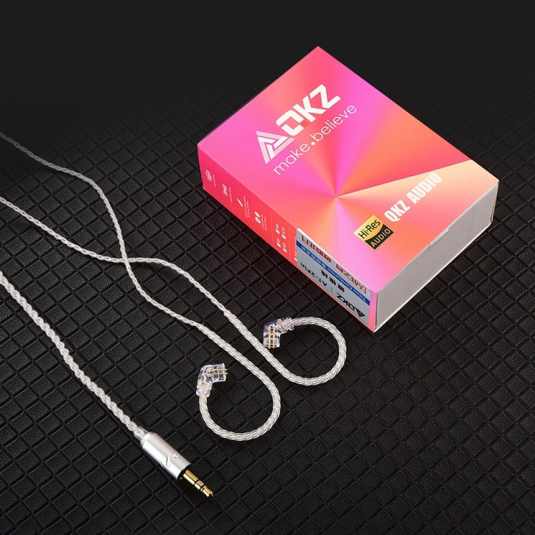 QKZ A1 four-wire Silver Wired Earphone