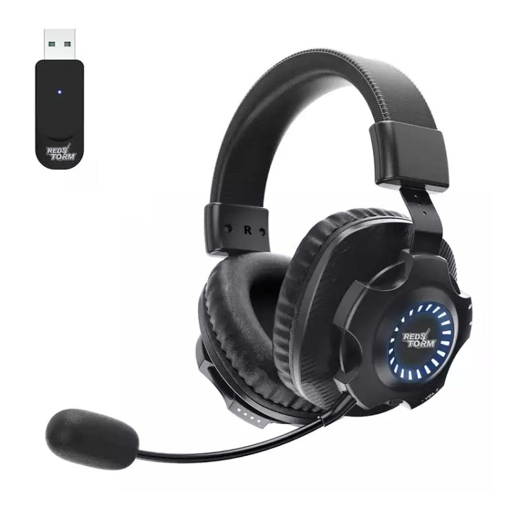 EasySMX V07W 2.4G Wireless Noise Canceling Gaming Headset (Black)