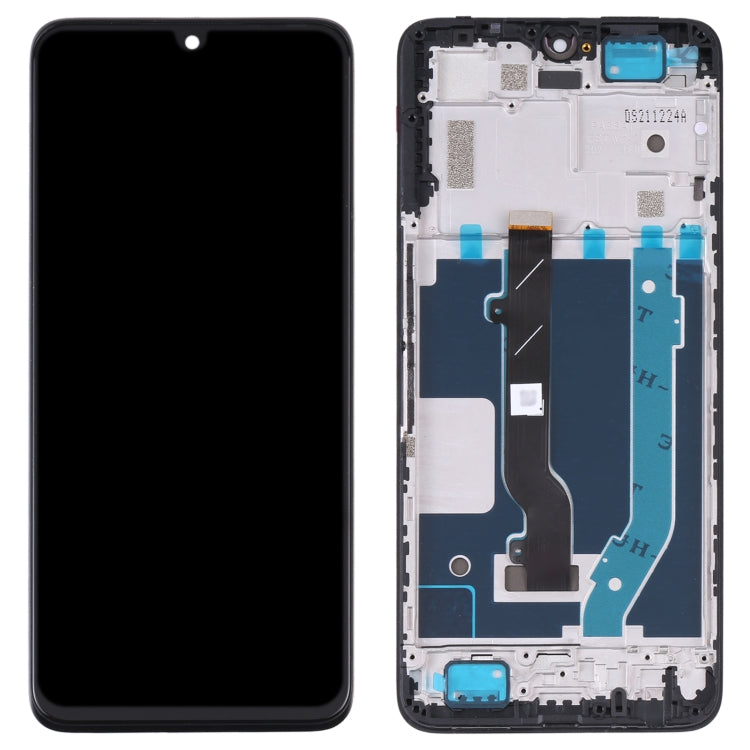 Original LCD Screen and Digitizer Full Assembly with Frame For TCL 30 T676H / 30 5G / 30+