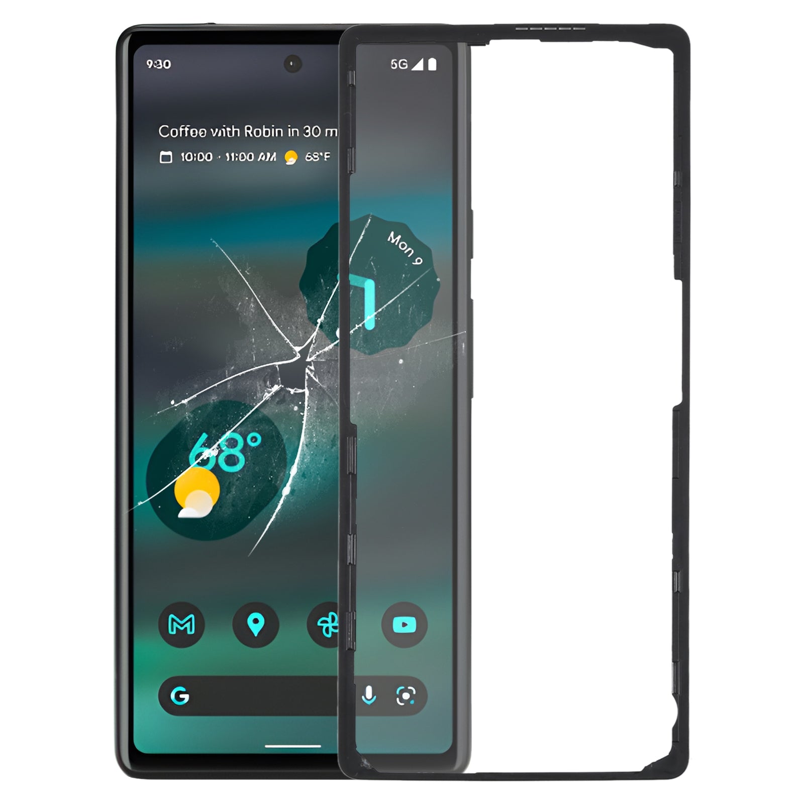 Chassis Front Frame Screen Google Pixel 6A