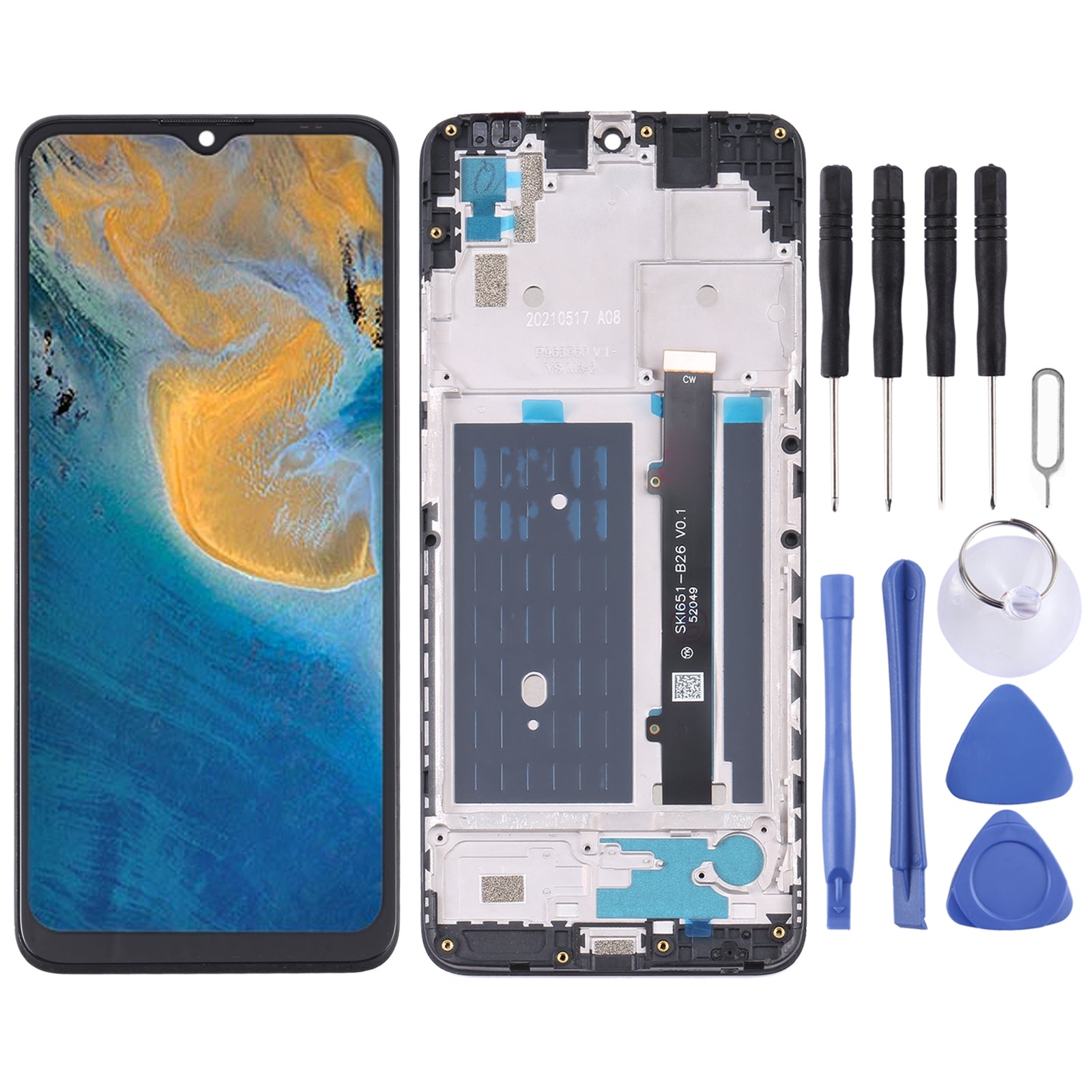 Pantalla Completa LCD + Tactil + Marco ZTE Blade A51