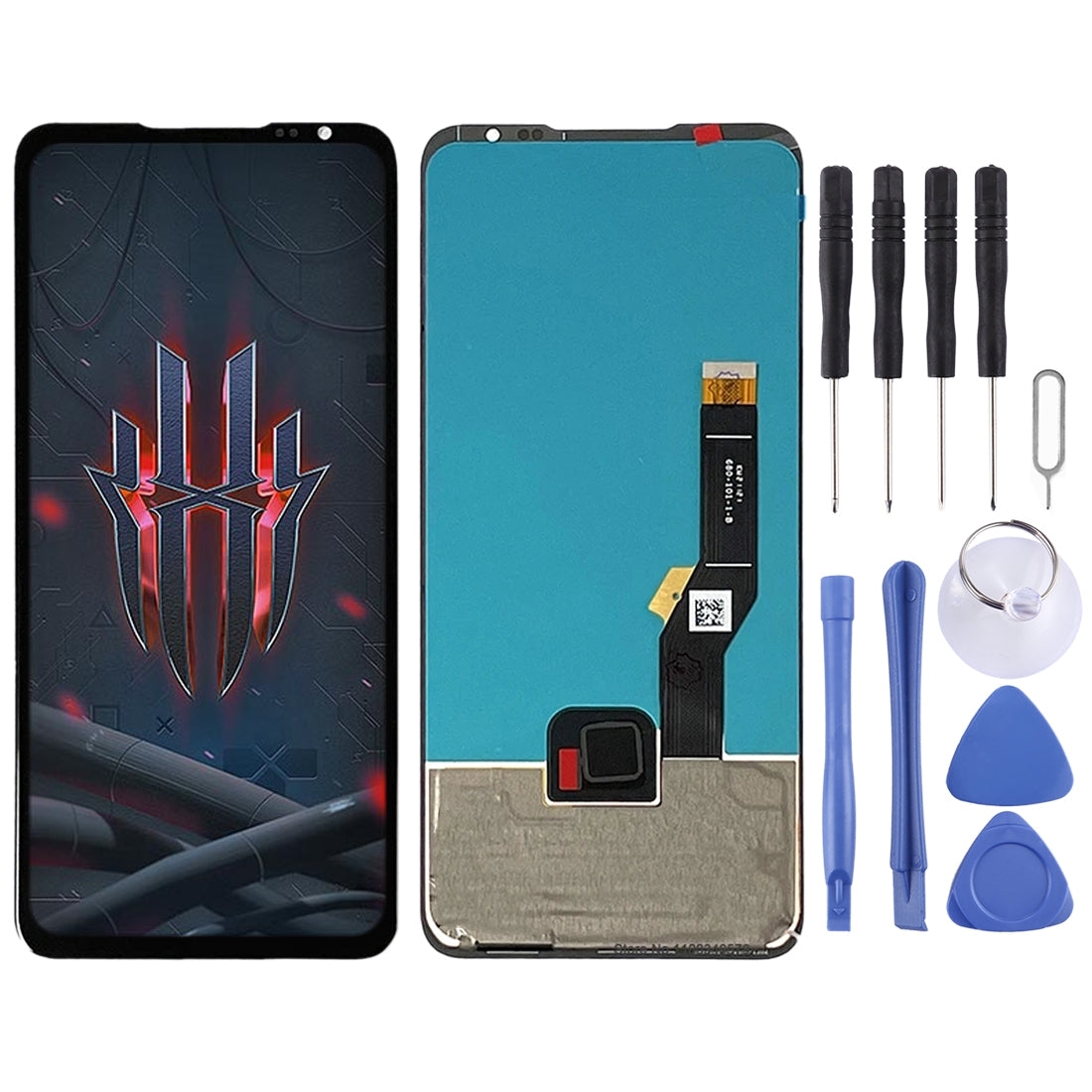 Full Screen AMOLED + Touch ZTE Nubia Red Magic 6s Pro NX669S Black