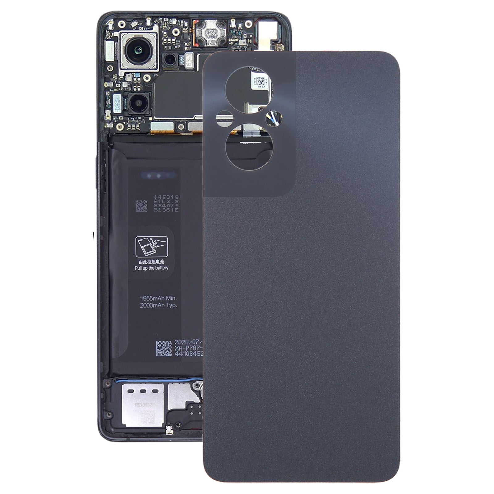Tapa Bateria Back Cover Oppo F21 Pro 5G Negro