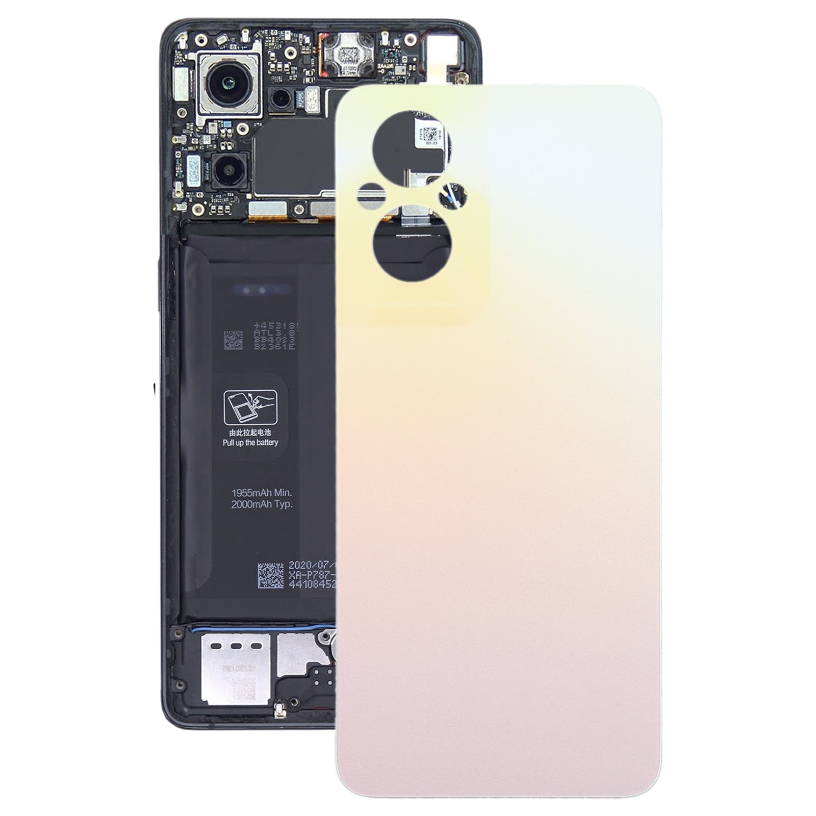 Battery Cover Back Cover Oppo F21 Pro 5G Gold